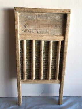 VINTAGE National Washboard No 802
